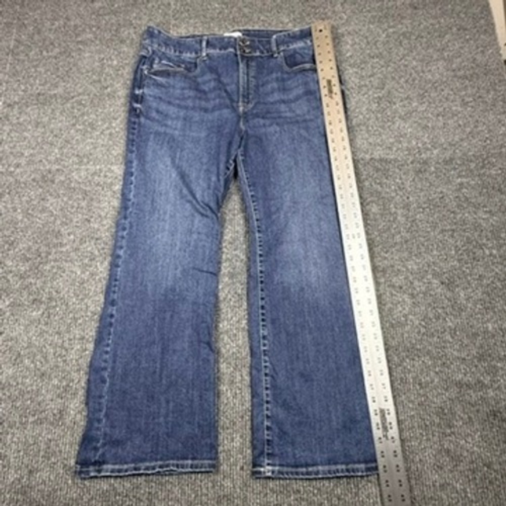 Lane Bryant Tighter Tummy High Rise Bootcut Jeans Blue Size 22 A83827 - Picture 9 of 14